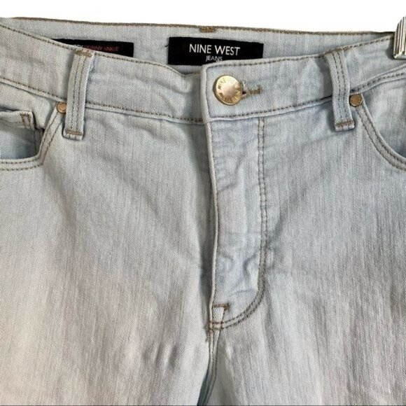 Nine West Gramercy Skinny Ankle Jeans Size 10 - Picture 5 of 9